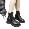 Martin Boots, New Women's Boots, Thick-soled Side Zipper Single Boots, Cotton Boots, Short Boots, Women's Shoes