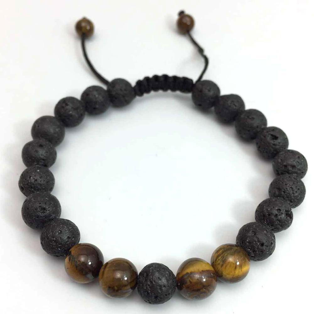 8mm Colorful Woven Yoga Energy Beaded Bracelet