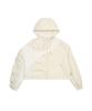 Sports Illustrated Curved Line Crop Windbreaker (Beige)