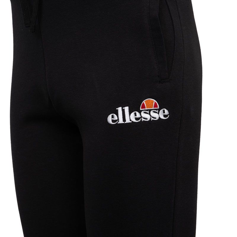 Черные джоггеры с вышитым логотипом стандартного размера женские ELLESSE
