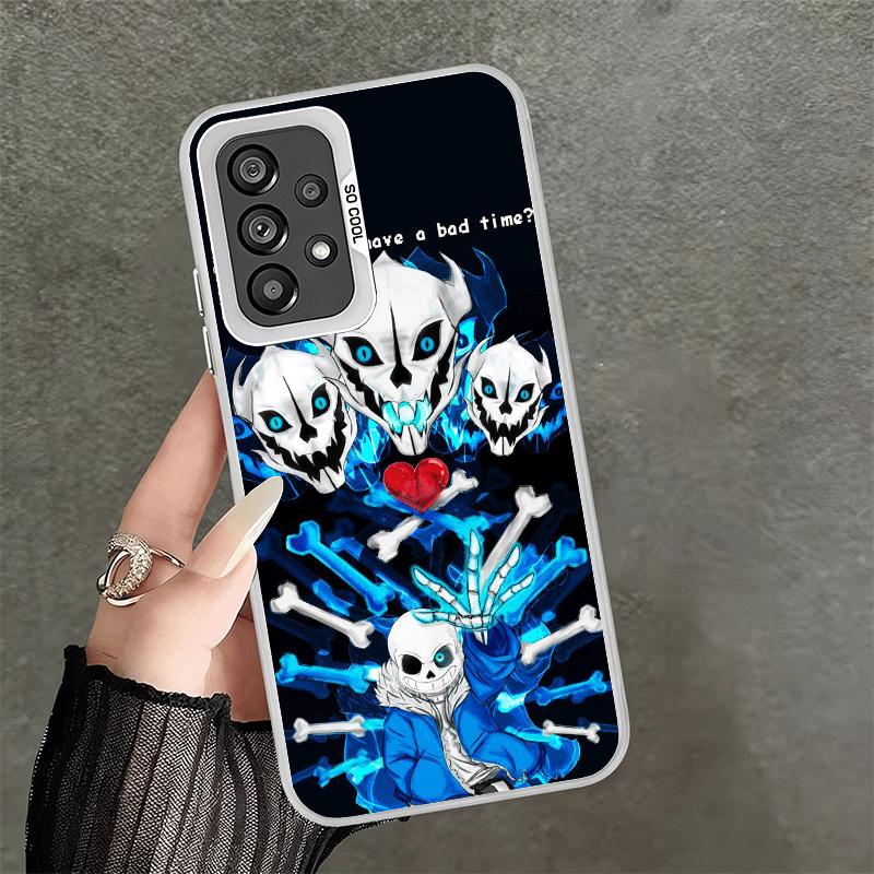 U-Undertale S-Sans Shockproof Phone Case for Samsung A17 A16 A15 A14 A37 A57 A36 A56 A26 A35 A55 A25 A34 A54 A24 A13 A23 A33 A53
