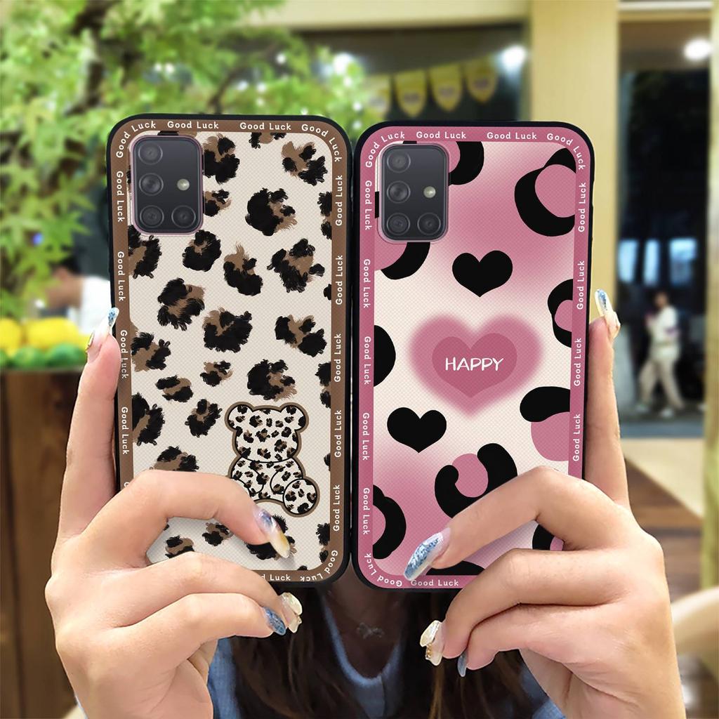 Waterproof Cover Phone Case For Samsung Galaxy A71/SM-A715F Cute Cartoon Silicone Anti-dust Dirt-resistant Full Wrap TPU