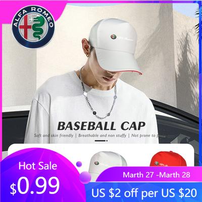 Pour Alfa Romeo Pour Alfa Romeo Casquette de Baseball Unisexe Décontractée Vintage en Coton Chapeau Pare-soleil Casquette de Sport 159 Giulietta Giulia 147 Mito 1