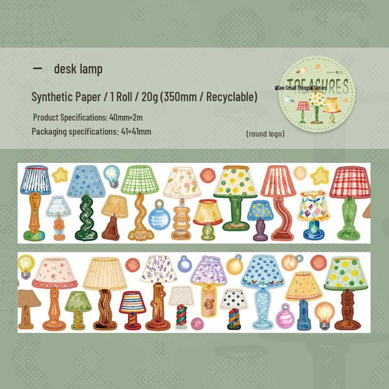 Ketchup Sauce Cartoon Pattern Die-cut Synthetic Paper Tape for DIY Journal Decoration & Collage.