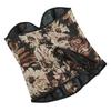 JYL TS coffee colored petal painted palace corset, beauty body support, chest shaping clothing