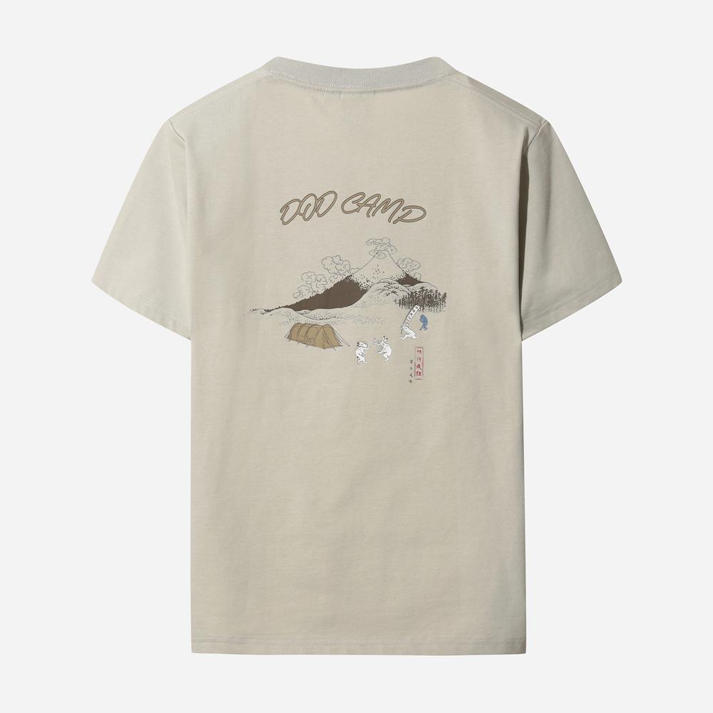 DOD Women'S) Torakwon Kamaboko Short Sleeve T-Shirt (Beige)