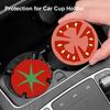 Car Water Coaster 2.36inch Universal Non-Slip Coaster Car Cup Holder Coaster Double-Sided Fruit Design