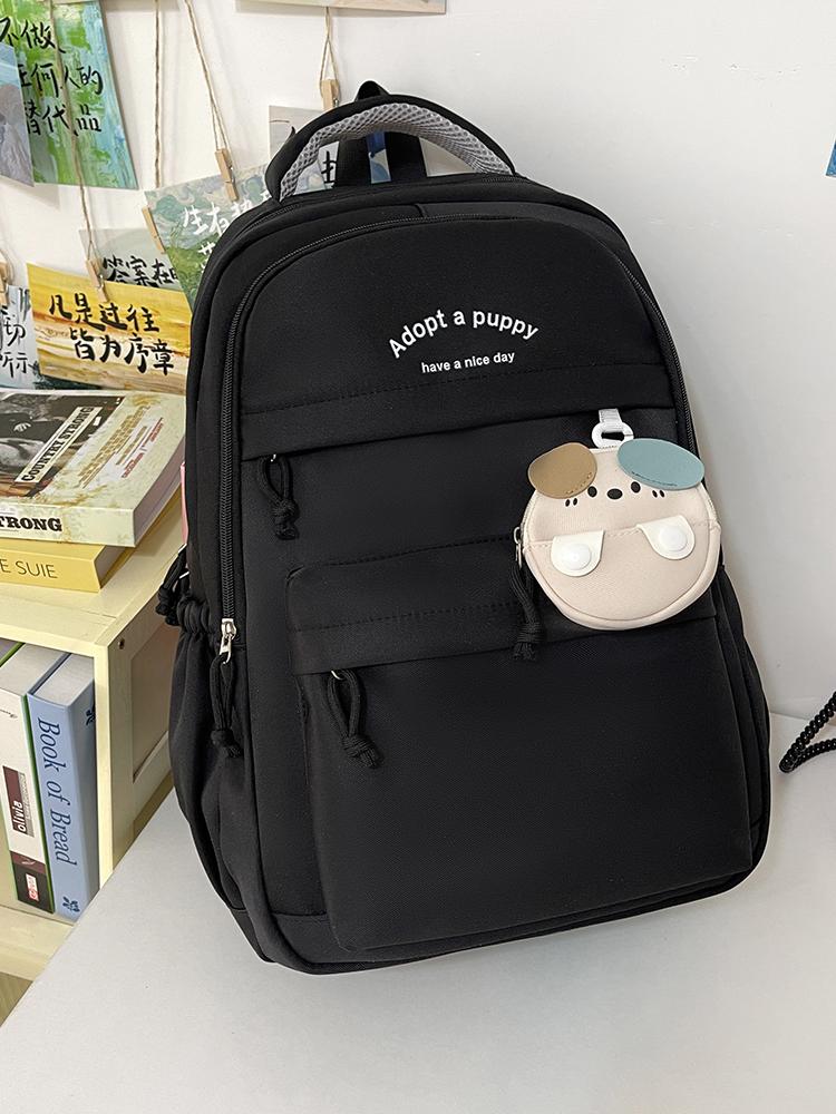 Trendy Cute Double-Shoulder Backpack: Lightweight, Waterproof & Large-Capacity Schoolbag for Middle/High School and College Stud