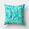 Tropical  Letter Flower Plant Polyester Pillowcase Sofa Living Room Home Decoration Car Waist Cushion Cover