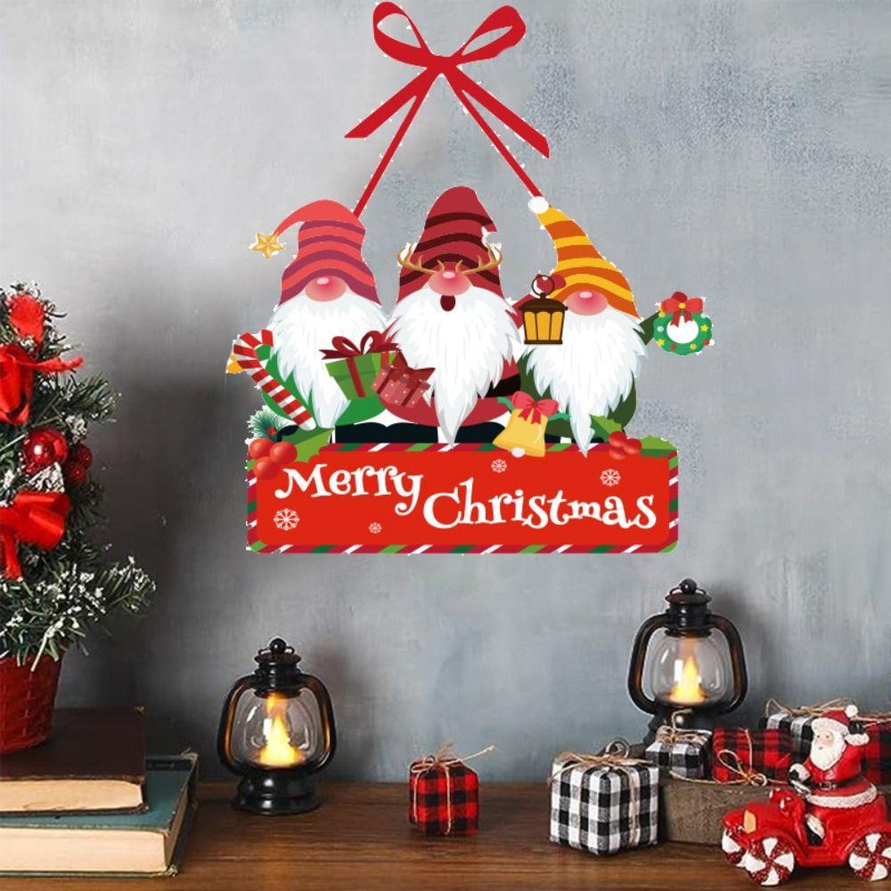 5pcs Creative Door Hanging Exquisite Door Pendant Christmas Door Frame Decoration  Festive