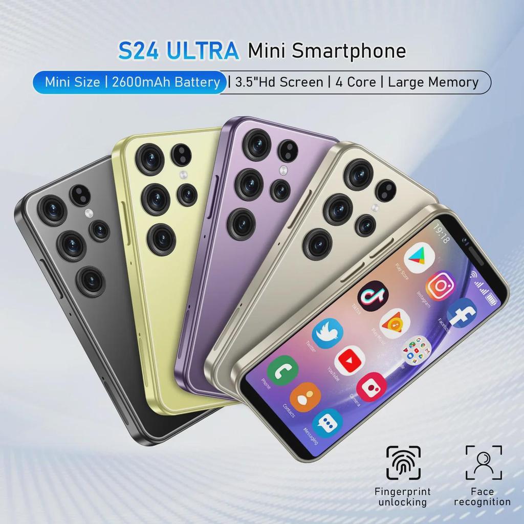 S24 Ultra Mini 3.5-inch Android Smartphone, 2GB RAM, 16GB Storage