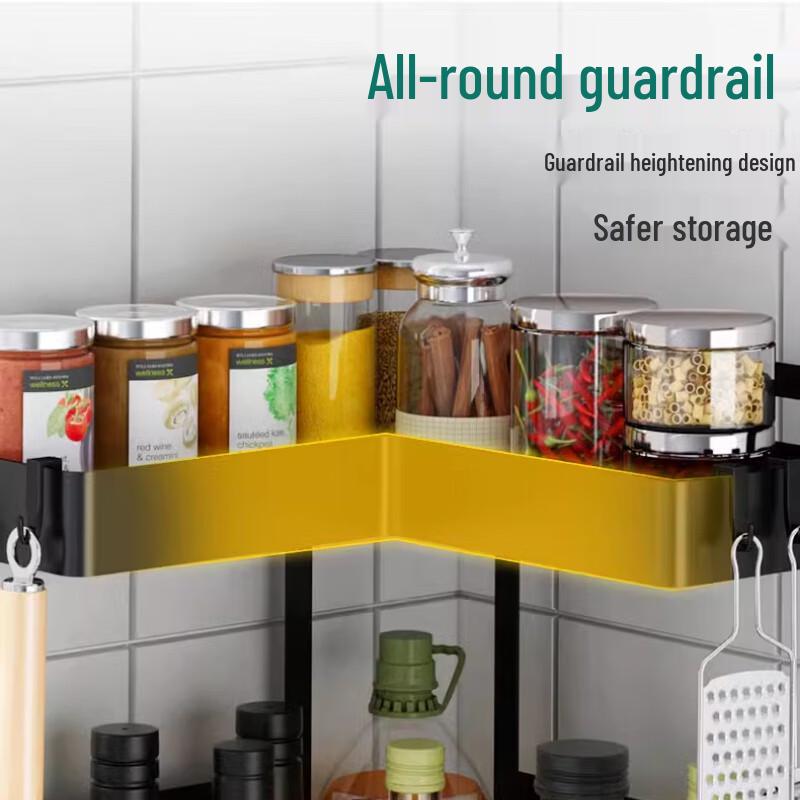 3-Tier Corner Countertop Spice Rack