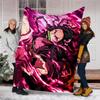 1pc nezouko3 Theme Blanket - Digital Print, Polyester, Cozy for All Seasons, Perfect for Outdoor, and Travel