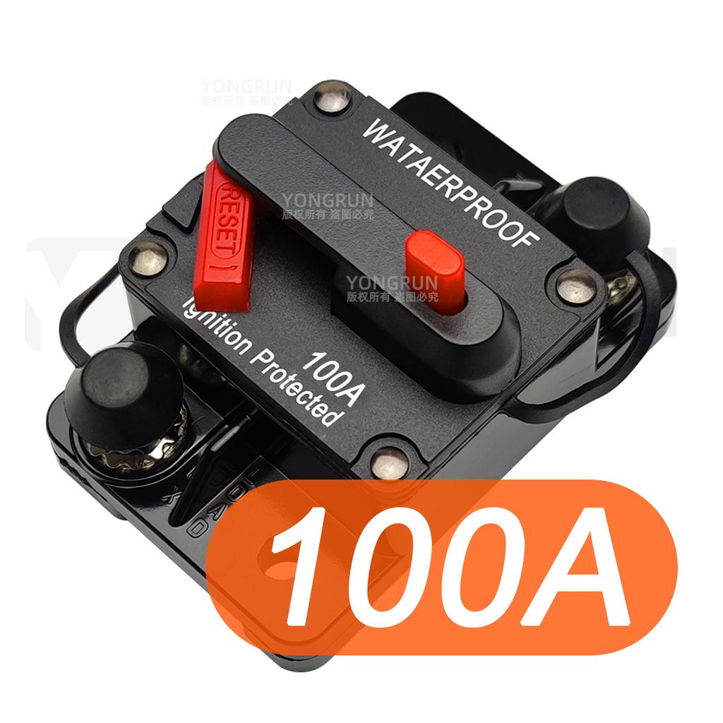 Car Audio System 20A To 300A Reset Waterproof Marine Circuit Breaker Reset Protection Fuse 12V-48V DC 40A 60A Fuses4