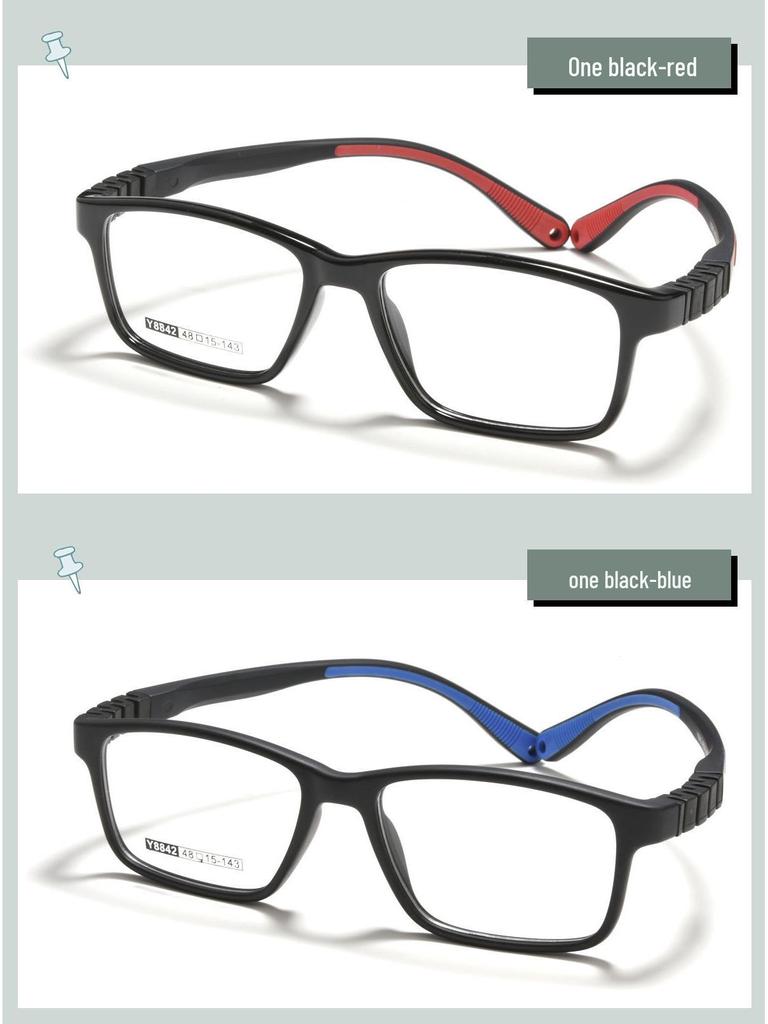 Medical Grade Myopia Control Glasses for Kids 6-10 Years - Skin-Friendly, Non-Slip Silicone Frame with Removable Temples.
