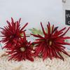 Three-Headed Chrysanthemum Artificial Flowers for Home and Wedding Decor