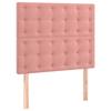Maison Exclusive - Tête de lit Rose 80x5x118/128 cm Velours