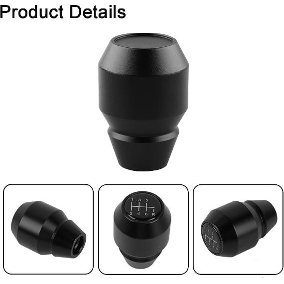 Car Shift Knob, Aluminum Alloy Manual Automatic Vehicle Gear Shifter Knob, 5 6 Speed Automotive Gear Lever Stick Shift Handle Replacement