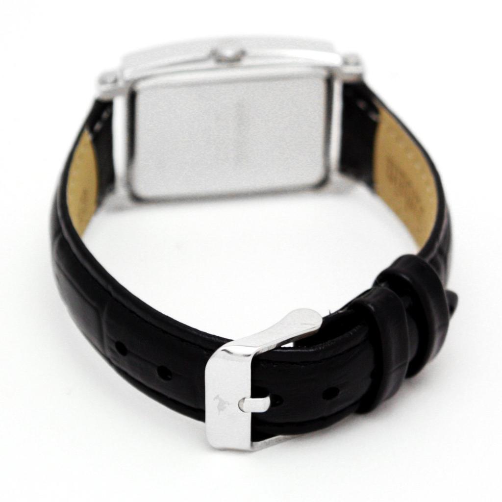 Michel Jurdain Branco x [Michel Jourdain] Relógio, Esportivo, Diamante, Couro, Feminino, Preto, SL-3000-7, Feminino