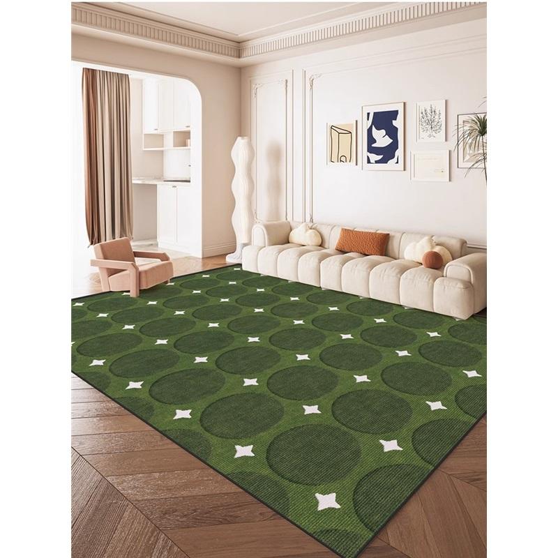 French Style Large Area Carpet For Living Room Stain Resistant Easy Care Non Slip Sofa Mat Home Absorbent Foot Mat
