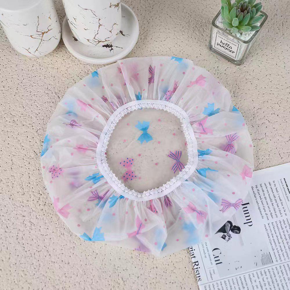 Waterproof Disposable Shower and Bath Cap for Women - Thickened, Enlarged, and Anti-Smoke Design