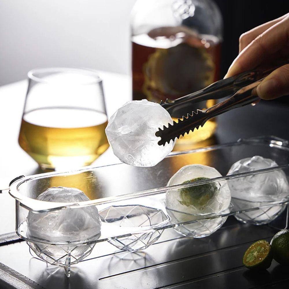 Reusable Design Ice Cube Tray Freezer Safe Ice Ball Mold Premium Ball Shaped Ice Mold  Hotel Use