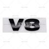 Car Styling 3D HSE V6 V8 ABS Adhesive Emblem Badge Decal for Land Rover Ranger Rover Free Lander Discovery Evoque Vogue BQ9