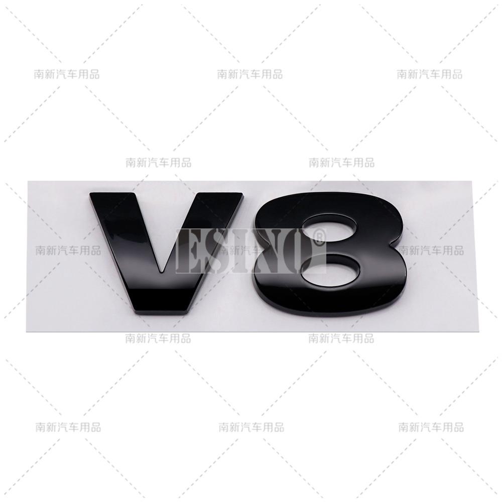 Car Styling 3D HSE V6 V8 ABS Adhesive Emblem Badge Decal for Land Rover Ranger Rover Free Lander Discovery Evoque Vogue BQ9
