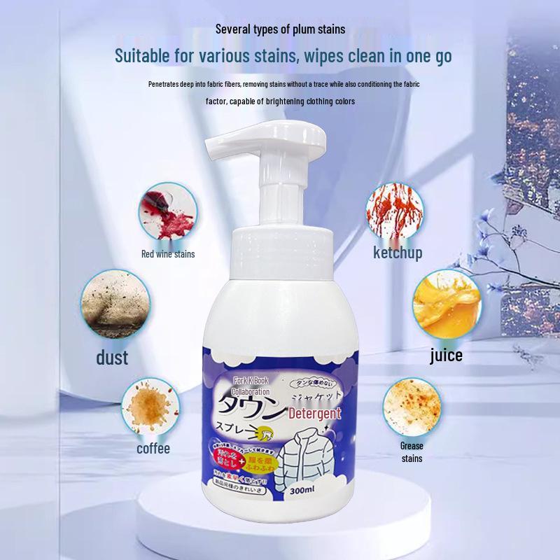 Waterless Foam Cleaner for Cotton Clothes - No-Wash Dry Cleaning Agent
