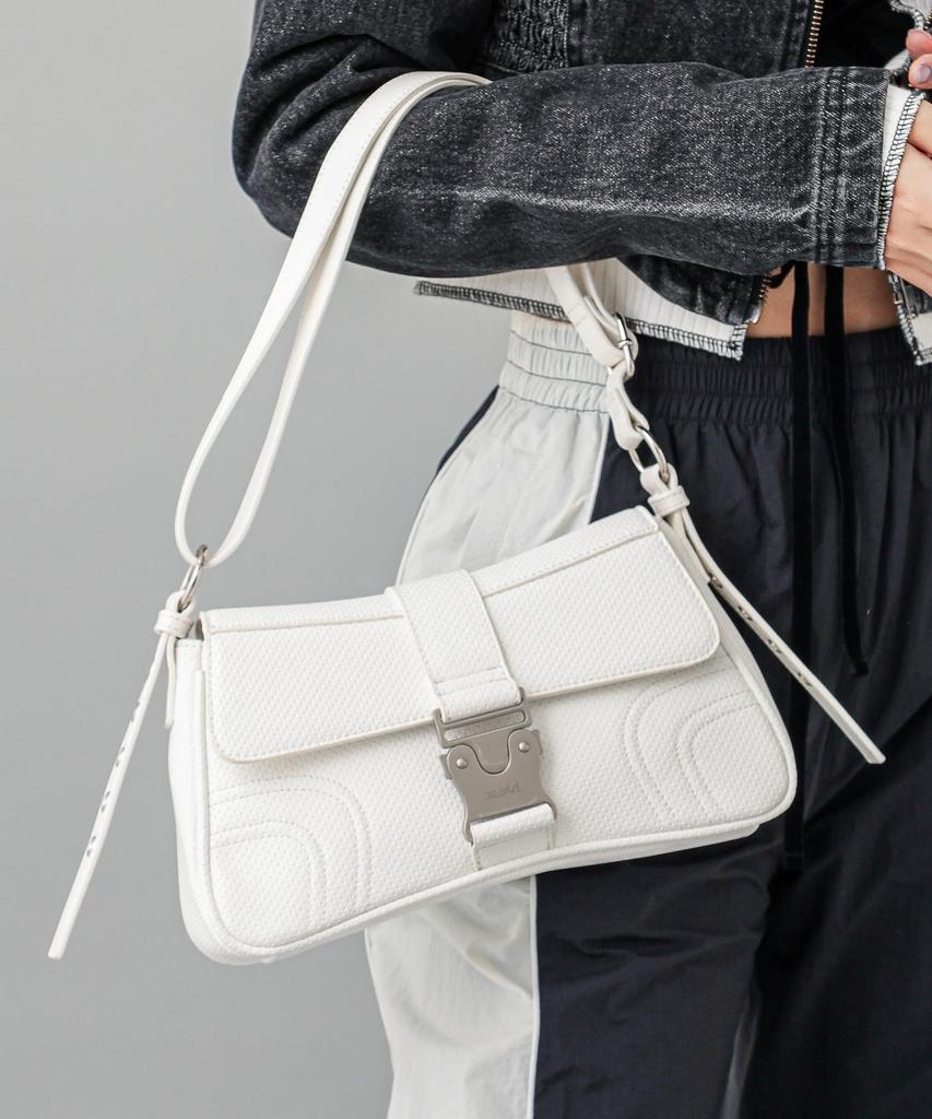 [X-girl] Tasche mit Motiv-Schnalle 105243053005 Weiß Einheitsgröße