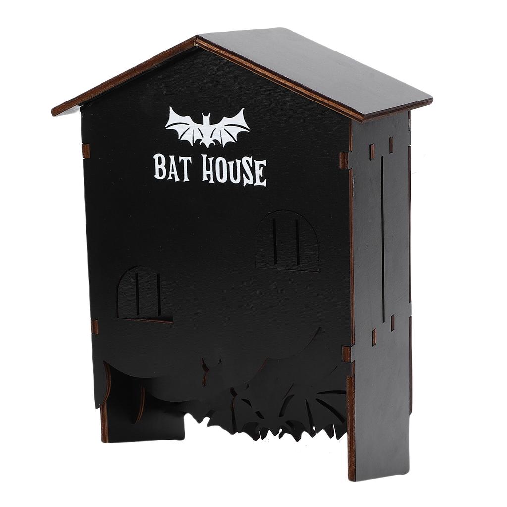 Wooden Bat House, 3-chamber Layout Design, Weatherproof, Large Capacity Shelter Box for Outdoors To Attract Bats To Houses, Trees, Backyards,