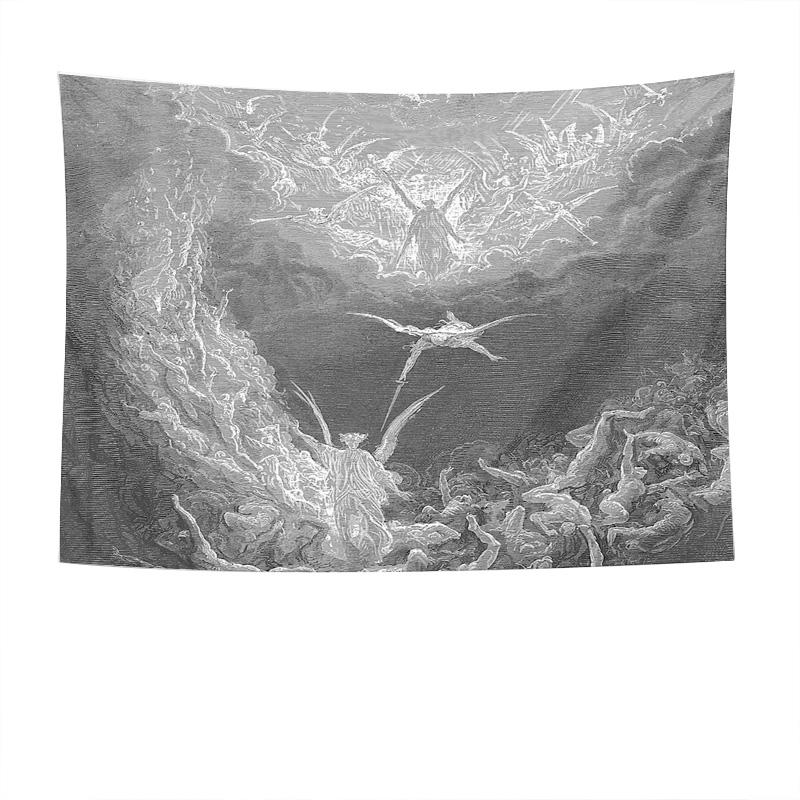 Gothic Tapestry Wall Hanging Dark Academia Decor Medieval Art Home Decor Vintage Tapestry Room Divider Backdrop Wall Art