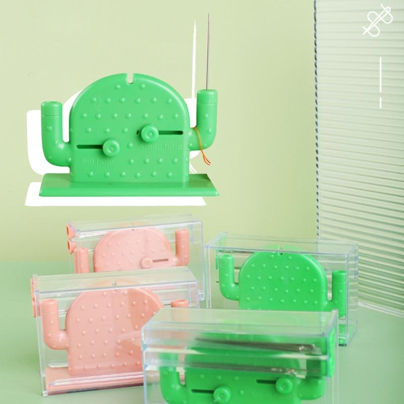 Needle Threader Double-headed Needle Hand Threader Practical Quick Sewing Needle Changer Automatic Needle Threader Tool