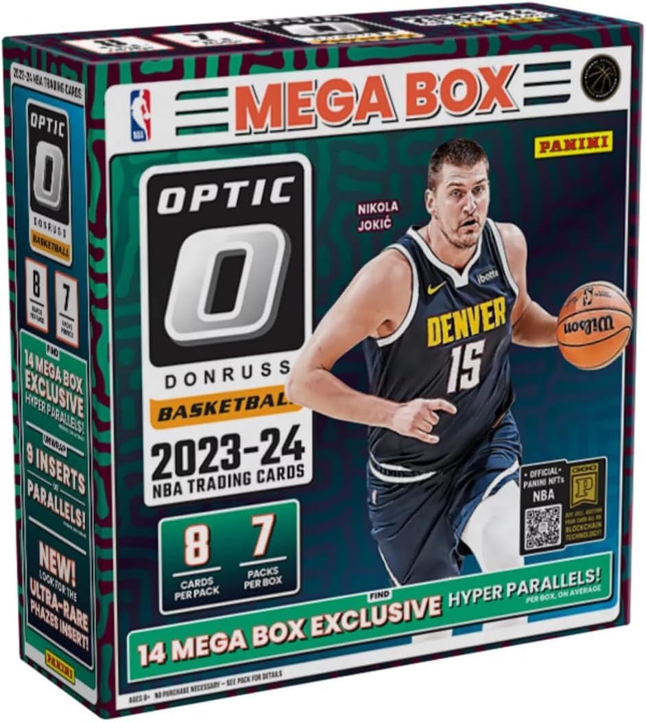 

Panini Donruss Optic Basketball Mega Box Panini Donruss Optic Basketball Mega Box Розовый 2023-24 (Гипер Призмы) [Элемент]