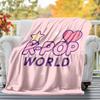K Pop World Outdoor Flannel Blankets, Outdoor travel, Home Blankets, Fan Gifts,Suitable for All Seasons, Christmas Gifts. R1127091