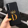 Für Oneplus Nord Hülle AC2001 AC2003 Handyhülle Mode Krone Buchstaben Schlank Matt Capa Weiche Funda Für One Plus Nord 1+Nord Bumper