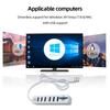 USB 6 Port Card Reader High Speed Transmission Memory TF Hub Multi Splitter Port Plug and Play USB 2.0 for Laptop Computer PC