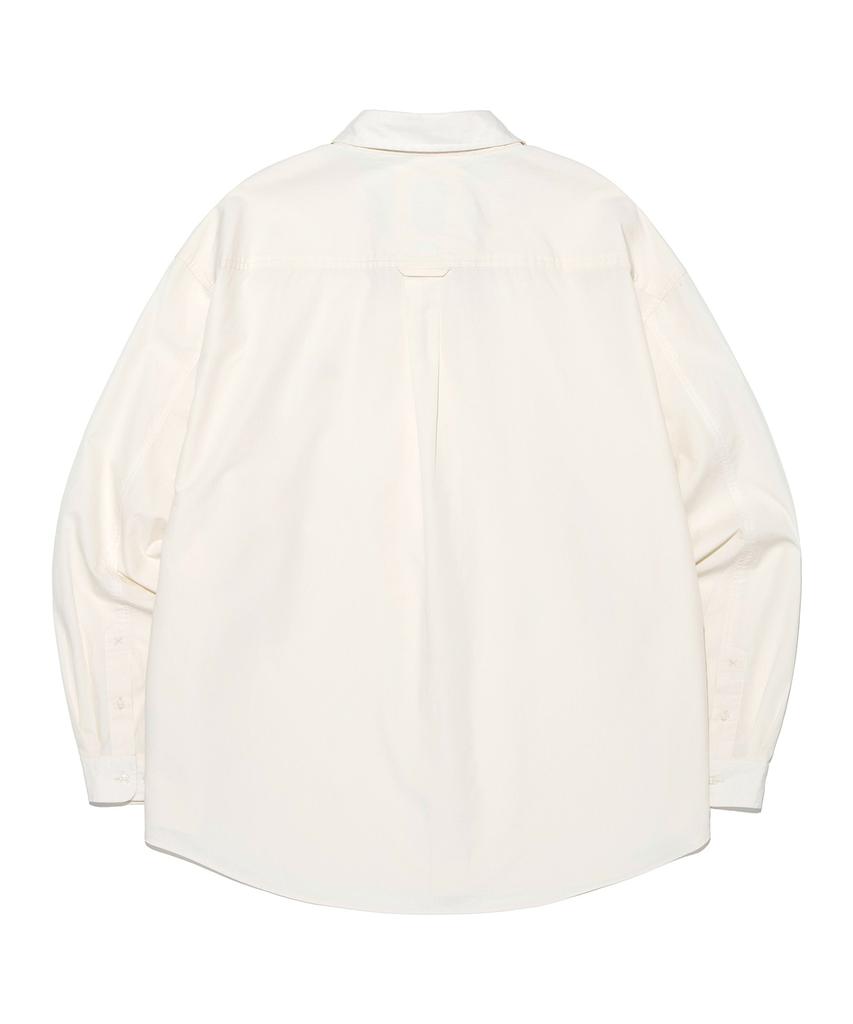 LEE House Logo Linen Shirt Ivory