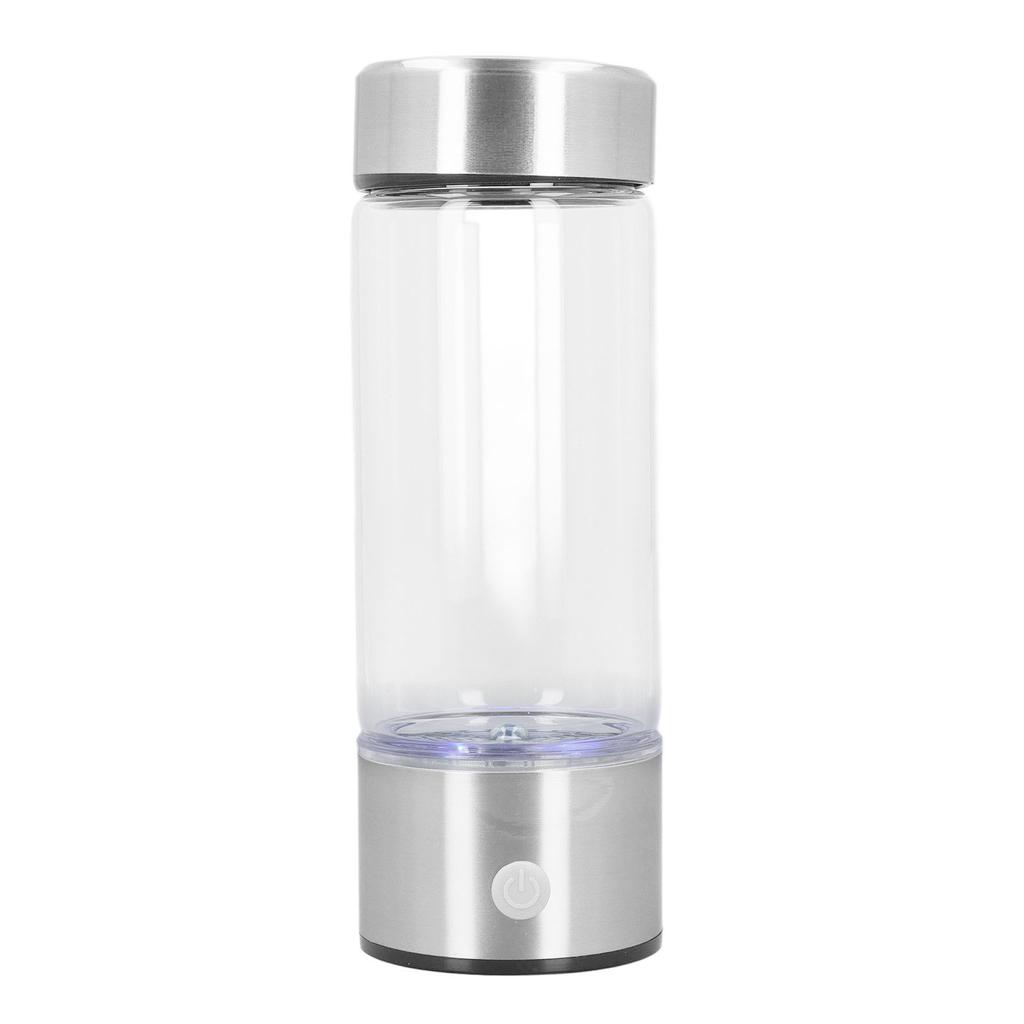 420ml Hydrogen Water Bottle Rechargeable Quick Electrolysis 1000PPB Hydrogen Rich Water Bottle Gener