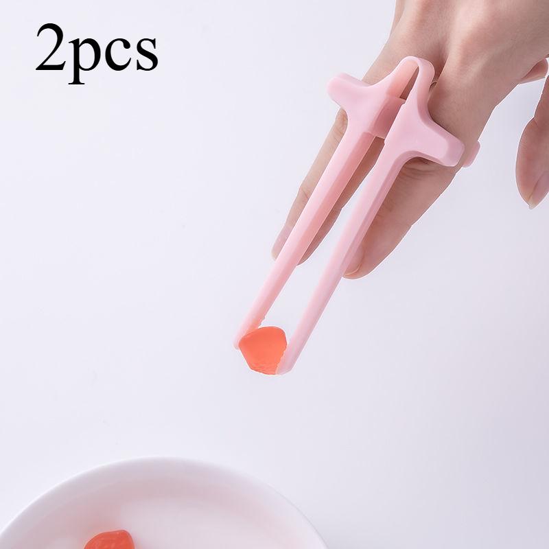 Creative Finger Food Clip Lazy Helper Chopsticks Game Playing Snacks No Mess Hand Chopsticks Finger Sleeve Food Clip