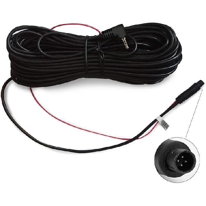 

50Feet Backup Camera Extension Cord Cable for REDTIGER Dash Cam(4 pin,2.5mm) 33Ft