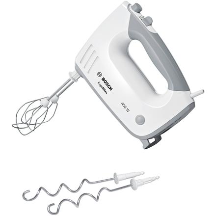 Bosch | Ergomixx Mfq36400 | Mixer | Hand Mixer | 450 W | Number Of Speeds 5 | Turbo Mode | White/Grey