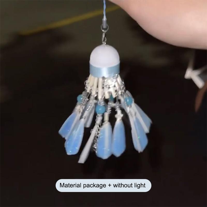 Креативный DIY Ручная работа Мечтательные Бабочки Бисерные Кисточки Бадминтон Подвеска Брелок Набор Материалов Подарок Друзьям Пара A11