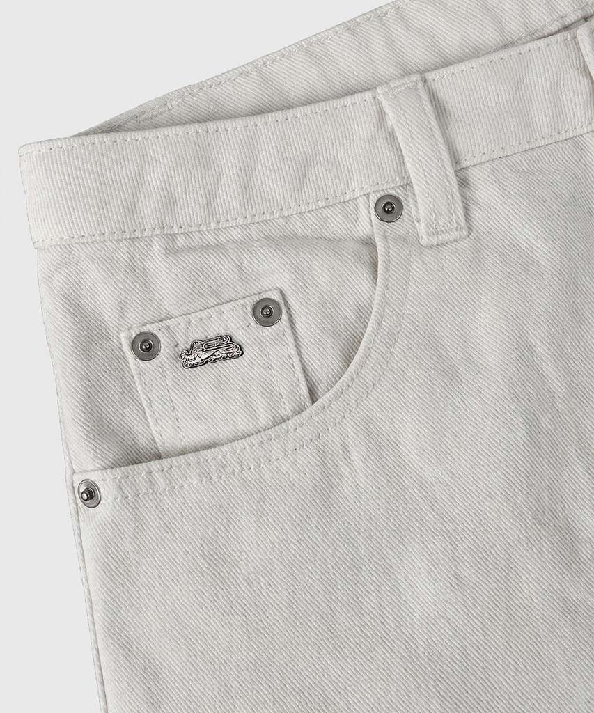 BADBLOOD 701 Semi Curved Fit Pants - White