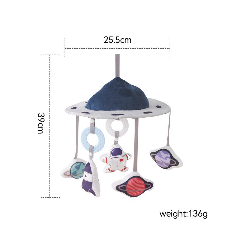 Rotating Crib Mobile: Newborn Baby Sleep Aid & Educational Rattle Toy