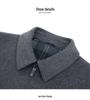 2025 Autumn/Winter Men's Wool Coat: Business Casual Lapel Jacket