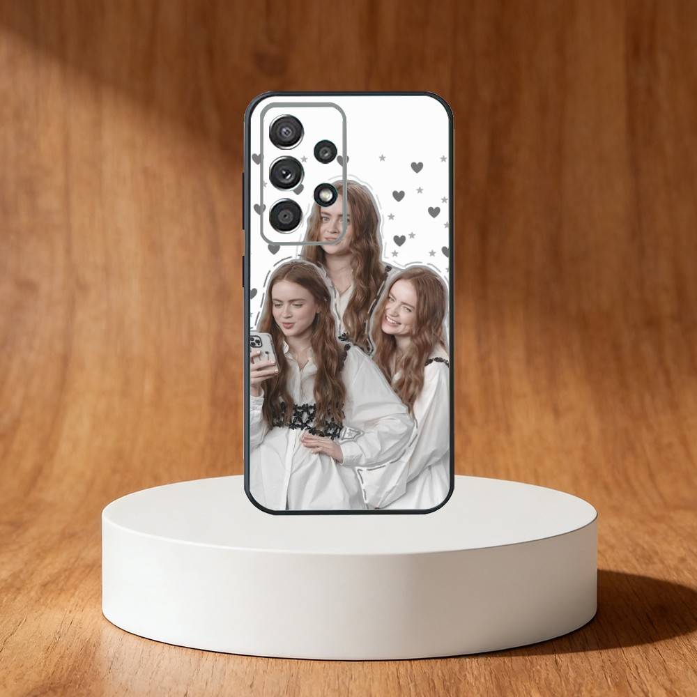 A-Actress S-Sadie Sink Phone Case For Samsung S25,S24,S21,S22,S23,S30,Ultra,S20,Plus,Fe,Note,10,9,5G Black Cover