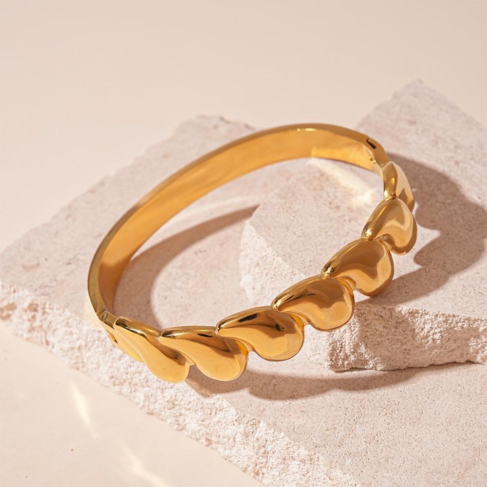 Metal Wide Open Bangle Butterfly Exaggerated Bracelet Temperament Cuff Bangles  Women