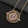 Creative Hourglass Necklace & Earring Set Sweater Chain Series