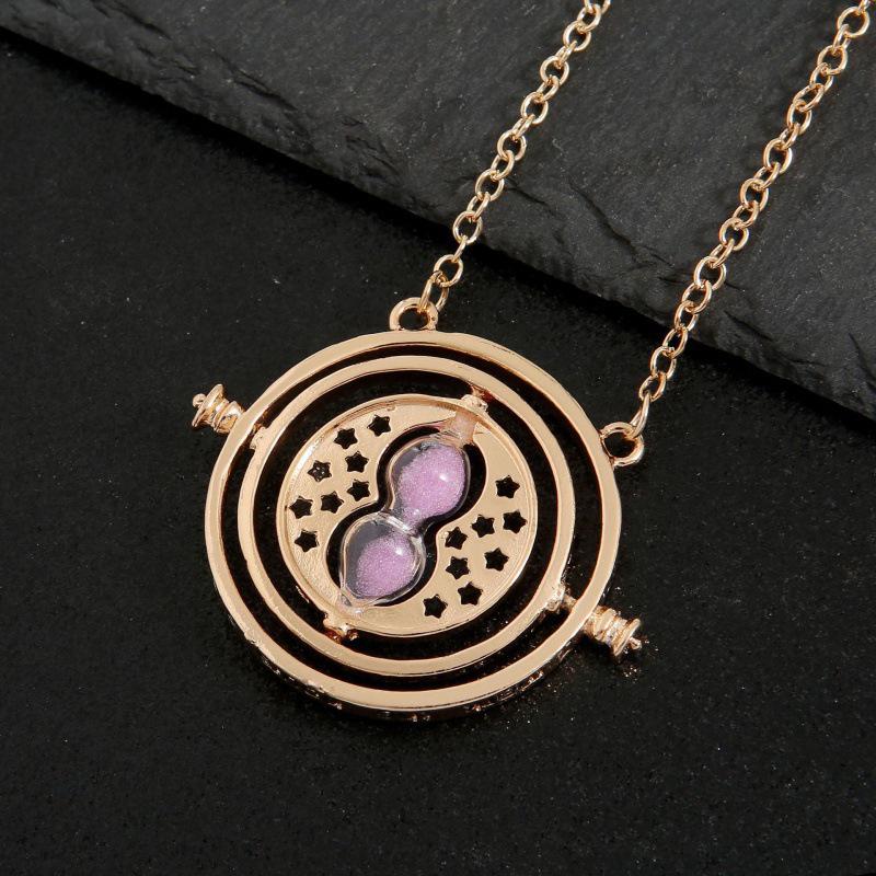 Creative Hourglass Necklace & Earring Set Sweater Chain Series